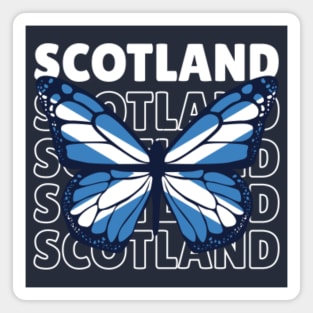 I Love Scotland // Scottish Flag // Scottish Pride Magnet